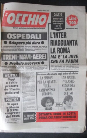 '"L'' OCCHIO 52 1981 ROBERTO BETTEGA JUVE FIORENTINA  [R9]"'