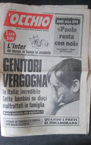 '"L'' OCCHIO 53 1980 FRANCA MANTELLI ROBERTO BENIGNI GUIDO BUZZELLI PERTINI [R9]"'