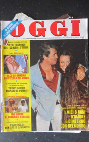 OGGI 11 1980 PAOLO ROSSI LAURA ANTONELLI SIMONA MARCHINI POZZETTO VERDONE [R9]