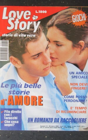 LOVE STORY 12 2000 RIVISTA FEMMINILE DI STORIE VERE [TR5]