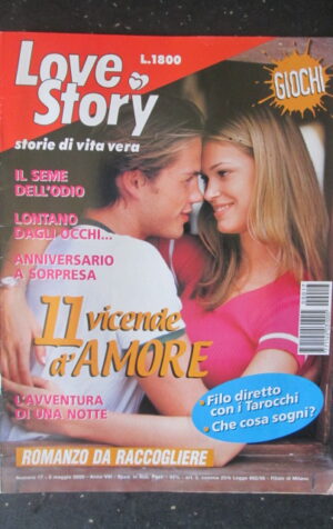 LOVE STORY 17 2000 RIVISTA FEMMINILE DI STORIE VERE [TR5]