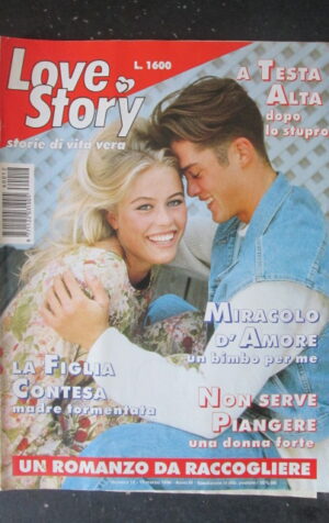 LOVE STORY 12 1996 RIVISTA FEMMINILE DI STORIE VERE [TR5]