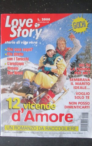 LOVE STORY 1 2001 RIVISTA FEMMINILE DI STORIE VERE [TR5]