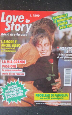 LOVE STORY 54 1994 RIVISTA FEMMINILE DI STORIE VERE [TR5]