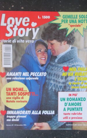LOVE STORY 59 1994 RIVISTA FEMMINILE DI STORIE VERE [TR5]