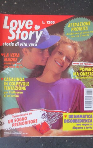LOVE STORY 42 1994 RIVISTA FEMMINILE DI STORIE VERE [TR5]