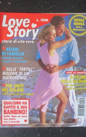 LOVE STORY 39 1994 RIVISTA FEMMINILE DI STORIE VERE [TR5]