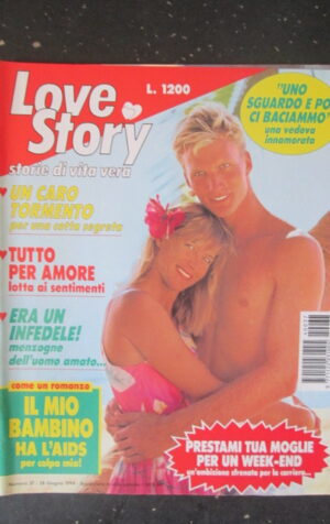 LOVE STORY 37 1994 RIVISTA FEMMINILE DI STORIE VERE [TR5]