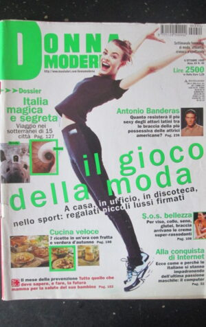 DONNA MODERNA 40 1999 ANTONIO BANDERAS [R10]