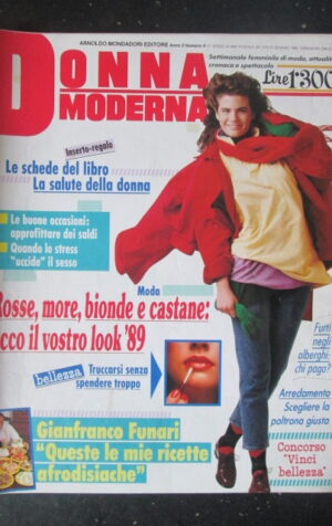 DONNA MODERNA 4 1989 CHARLES AZNAVOUR  [R10]