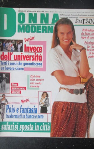 DONNA MODERNA 15 1989 ELISABETTA GARDINI [R10]
