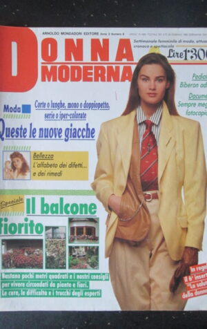 DONNA MODERNA 8 1989 CORRADO AUGIAS  [R10]