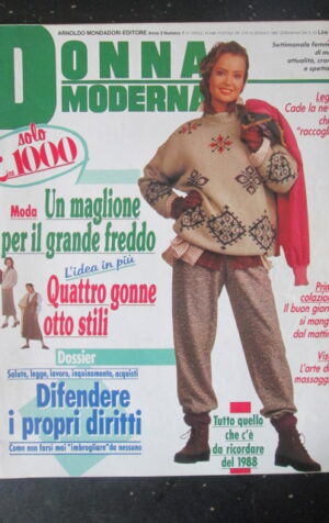 DONNA MODERNA 1 1989 AMY IRVING [R10]