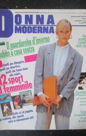 DONNA MODERNA 25 1988 ALI MC GRAW [R10]
