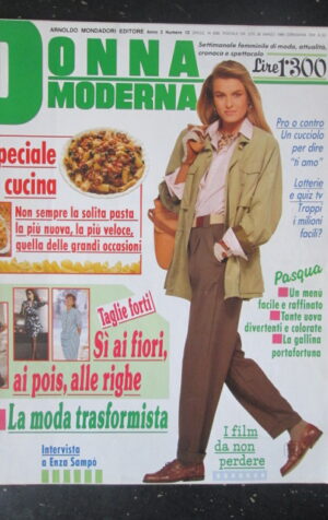 DONNA MODERNA 12 1989 ENZA SAMPO [R10]