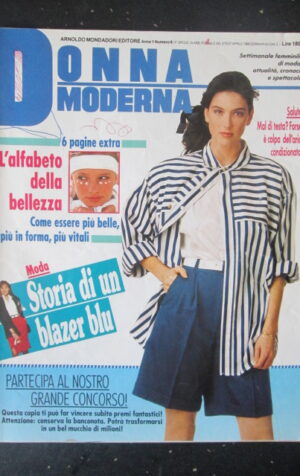 DONNA MODERNA 6 1988 INTERVISTA A LORETTA GOGGI [R10]