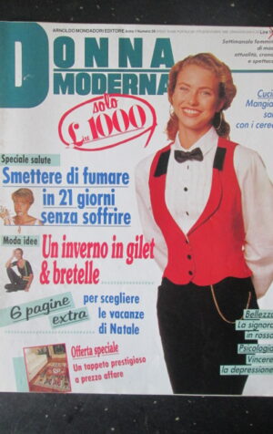 '"DONNA MODERNA 36 1988 MARISA LAURITO FIGLI D''ARTE COMENCINI LIZZANI [R10]"'