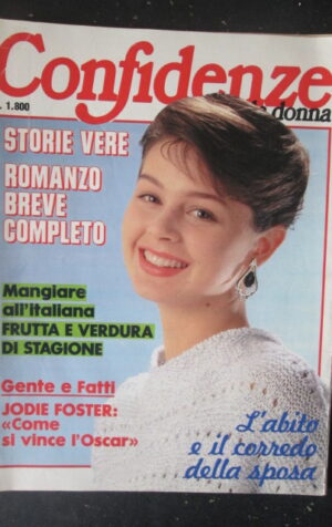CONFIDENZE 2188 1989 FLORINDA BOLKAN LUCIANO DE CRESCENZO ROBERTO VECCHIONI [R10