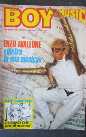 BOY MUSIC 38 1981 ENZO AVALLONE + INSERTO LUCIO DALLA  [SC35]