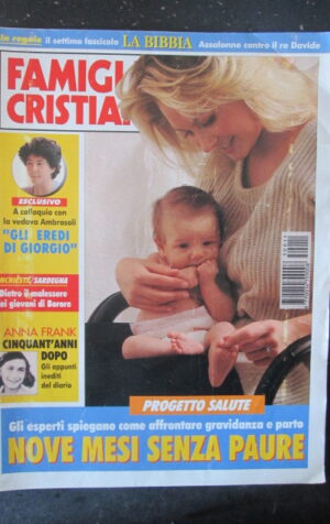 FAMIGLIA CRISTIANA 11 1995 DOSSIER ANNA FRANK [SC35]