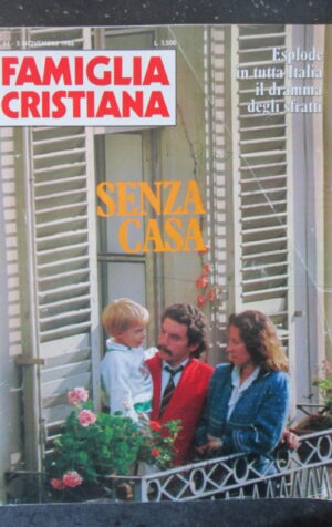 FAMIGLIA CRISTIANA 44 1986 DOSSIER IN TUTTA ITALIA DRAMMA DEGLI SFRATTI [SC35]