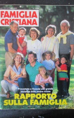 FAMIGLIA CRISTIANA 42 1989 DOSSIER RAPPORTO SULLA FAMIGLIA [SC36]