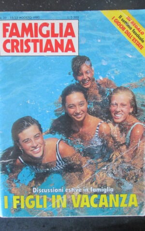 FAMIGLIA CRISTIANA 33 1990 DOSSIER I FIGLI IN VACANZA [SC36]