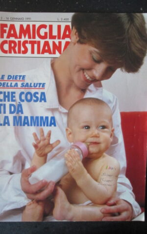 FAMIGLIA CRISTIANA 3 1991 DOSSIER LE DIETE DELLA SALUTE [SC36]