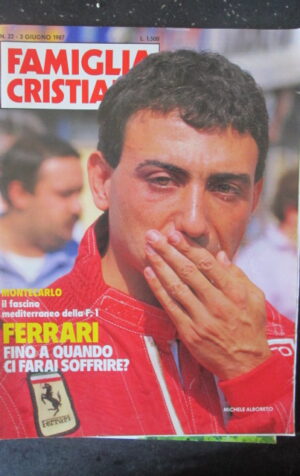 FAMIGLIA CRISTIANA 22 1987 FERRARI MICHELE ALBORETO [SC36]
