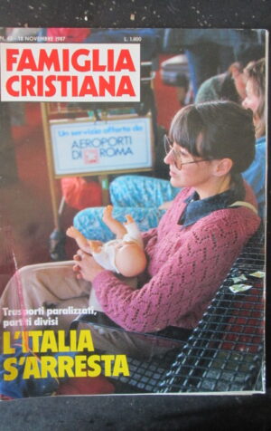 FAMIGLIA CRISTIANA 45 1987 PARTITI DIVISI [SC36]