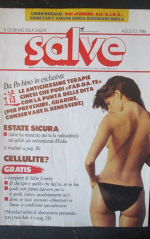 SALVE RIVISTA 8 1986 LE ANTICHE TERAPIE CINESI [SC34]