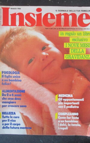 INSIEME RIVISTA DI MAMME E BAMBINI  3 1986 [SC26]