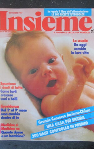 INSIEME RIVISTA DI MAMME E BAMBINI  9 1987 [SC26]