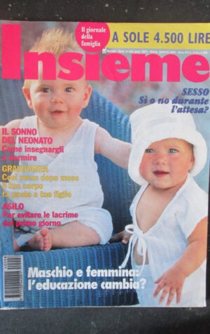 INSIEME RIVISTA DI MAMME E BAMBINI  8 1994 [SC26]