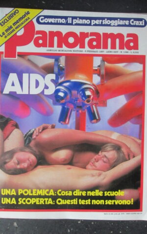 PANORAMA 1086 1987 INCHIESTA AIDS - SPECIALE CESARE MERZAGORA [G103]