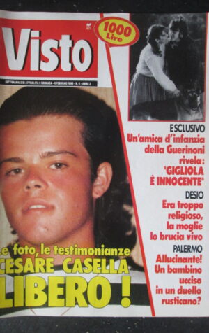 VISTO 6 1990 CESARE CASELLA IMELDA E FERDINAND MARCOS  [G103]