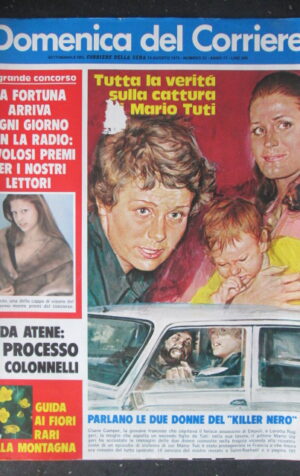 DOMENICA CORRIERE 33 1975 TEATRO ROSSETTI TRIESTE SPECIALE PALIO DI SIENA [G103]