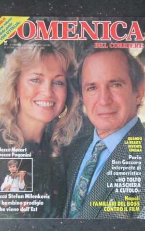 DOMENICA DEL CORRIERE 42 1986 BEN GAZZARA MOSER FURIO COLOMBO CICERO [G103]