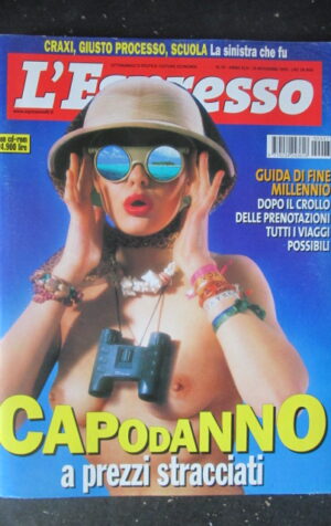 ESPRESSO 47 1999 SHANIA CRAXI BERLUSCONI CAPODANNO PREZZI STRACCIATI [G103]