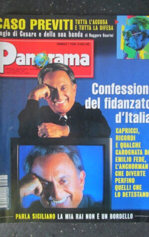 PANORAMA 37 1997 CONFESSIONI DI EMILIO FEDE PREVITI ARRESTO SIGNORA GUCCI [G103]