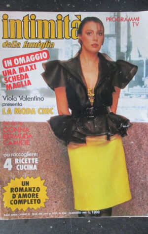 INTIMITA ' DELLA FAMIGLIA 2046 1985 VIOLA VALENTINO [G103]