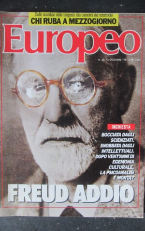 EUROPEO 50 1987 ADDIO FREUD PIER CARPI MONTEDISON CATERINA SYLOS LABINI [G103]