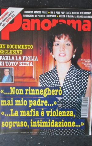 PANORAMA 48 1995 NUMERO SPECIALE PARLA LA FIGLIA DI TOTO RIINA  [G5]