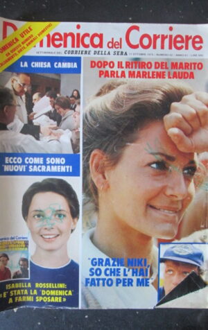 DOMENICA CORRIERE 42 1979 NIKI LAUDA PATTI SMITH ELSA MARTINELLI STALLONE [G5]
