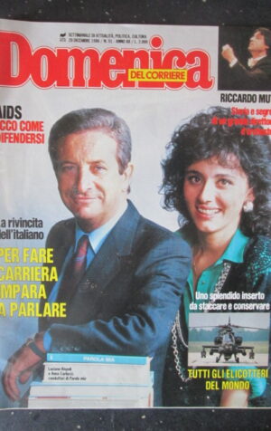 DOMENICA DEL CORRIERE 51 1986 LUCIANO RISPOLI DURAN DURAN RICCARDO MUTI [G5]