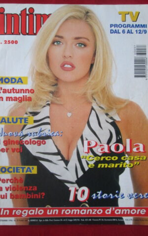 INTMITA 37 1996 PAOLA BARALE BERLUSCONI AMEDEO D'AOSTA VILLORESI [C55]