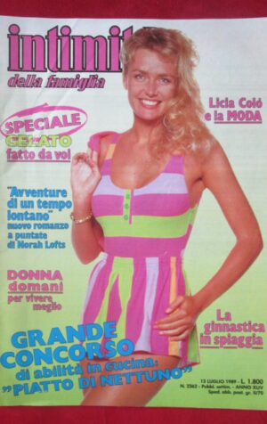 INTMITA 2262 1989 LICIA COLO + INSERTO ROMANZO [C55]