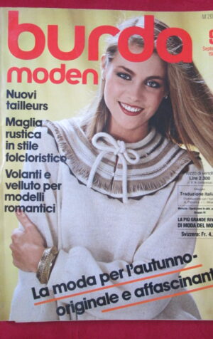 BURDA MODEN CON CARTAMODELLI 9 1981  [C55]