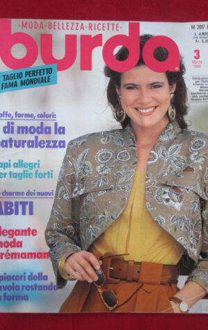 BURDA MODEN CON CARTAMODELLI 3 1990 [C55]
