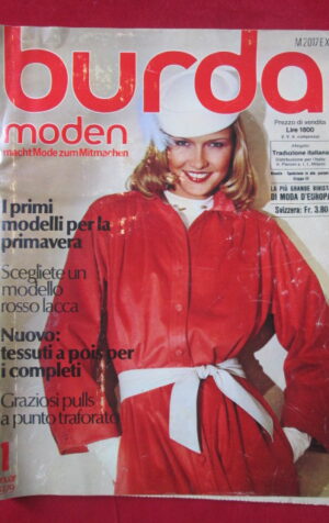 BURDA MODEN CON CARTAMODELLI 1 1979 [C55]